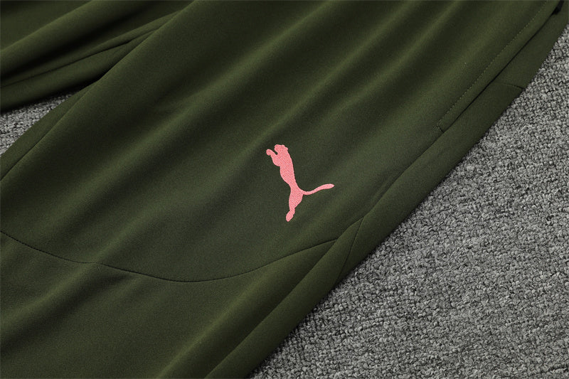 Buzo Completo Manchester City Diseño Verde Oscuro