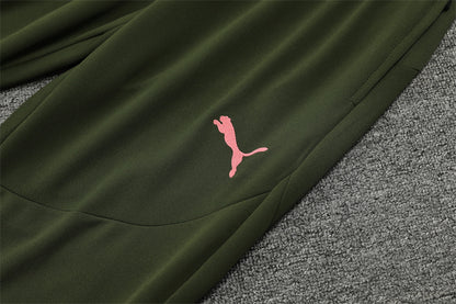 Buzo Completo Manchester City Diseño Verde Oscuro