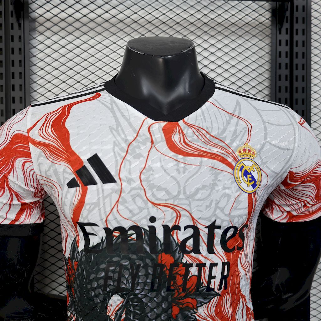 Real Madrid Dragon Blanco 2025/26 Versión Jugador