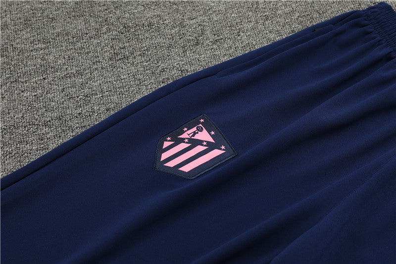 Buzo Completo Atlético de Madrid Azul Rosado
