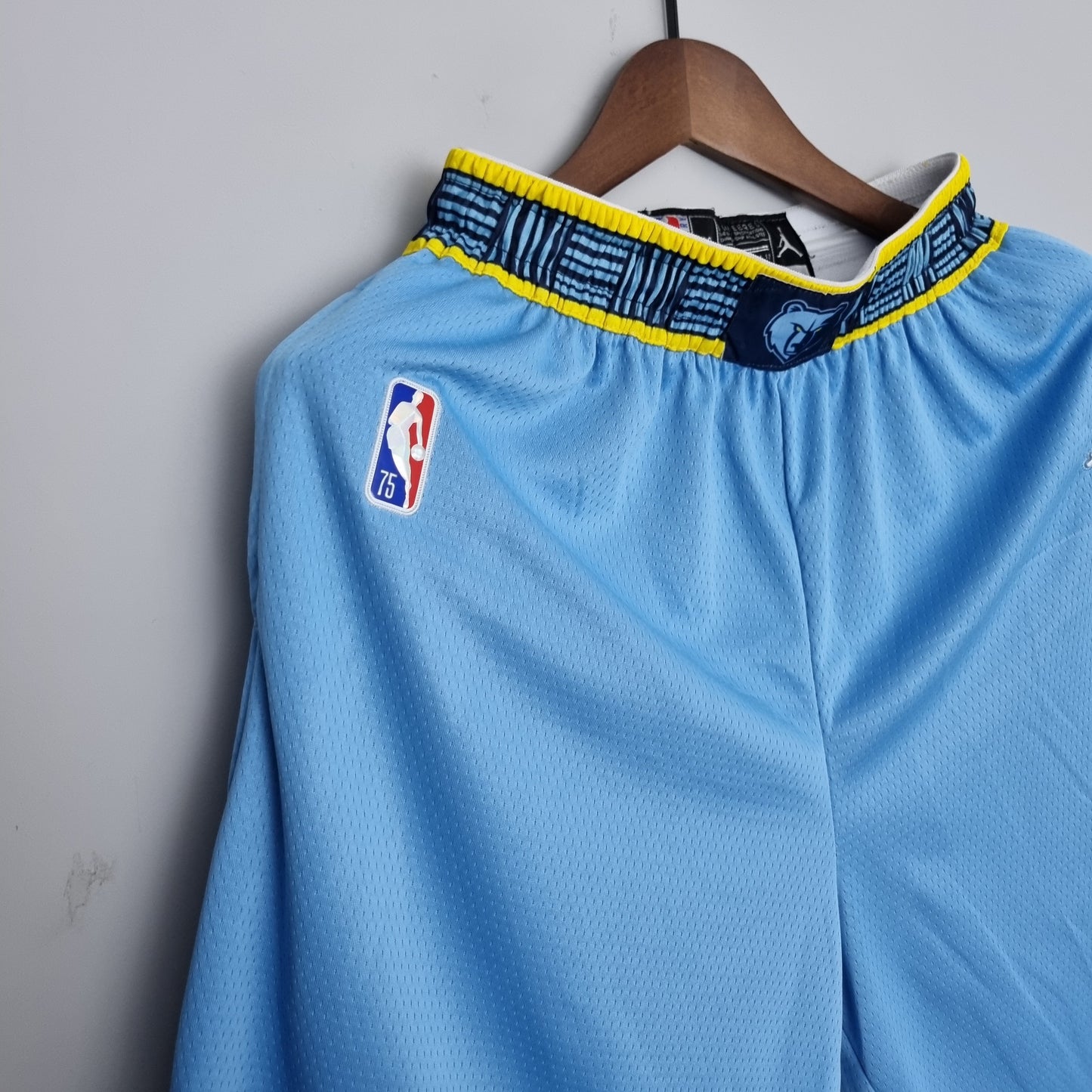 75 Aniversario Memphis Grizzlies "Jordan Edition" Shorts Celestes