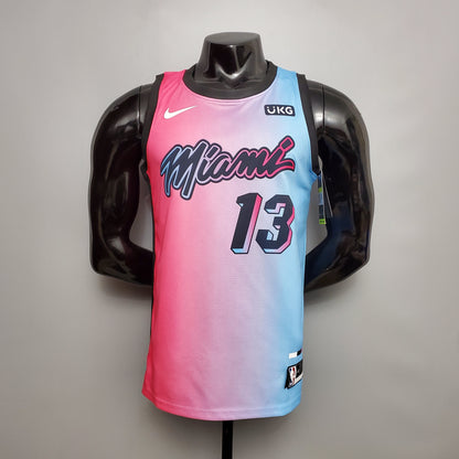 Miami Heat "City Edition" Degradado Celeste Rosa