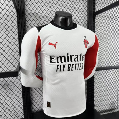 AC Milan Visita Manga Larga 2025/26 Versión Jugador