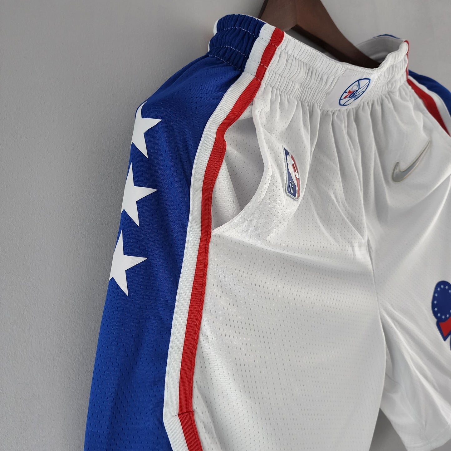 Philadelphia 76ers NBA Shorts Blancos