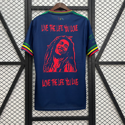 Ajax Edición Especial "Bob Marley Azul" 2025/26 Versión Fan