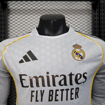 Real Madrid Manga Larga Local 2025/26 Versión Jugador