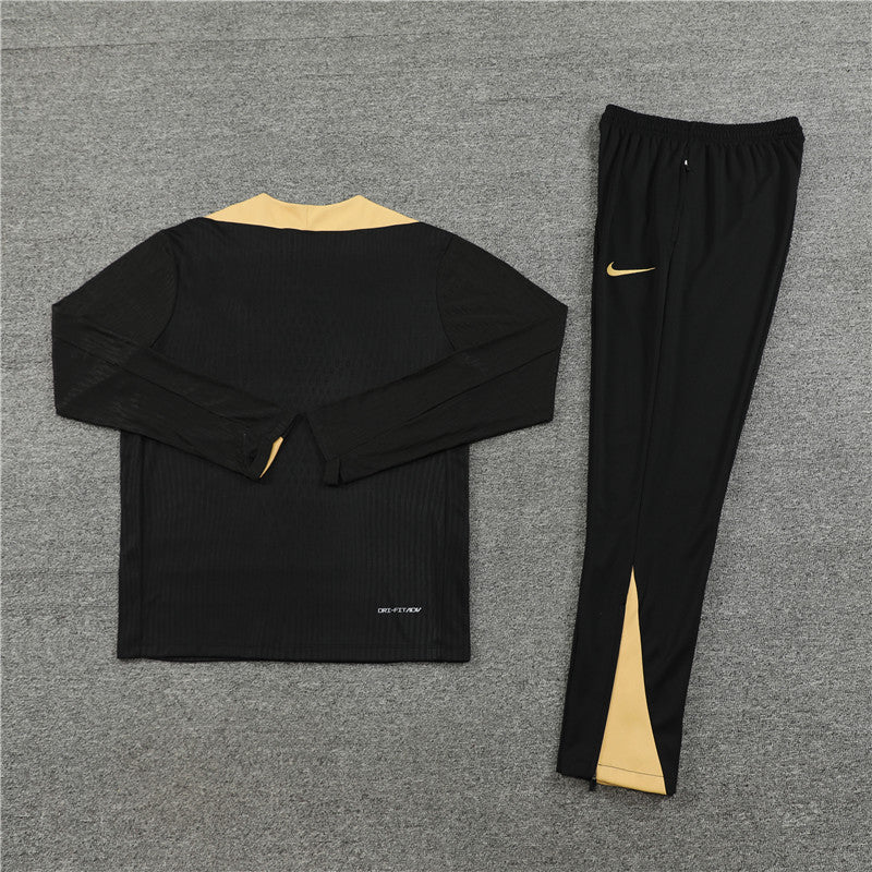 Buzo Completo PSG Negro Dorado