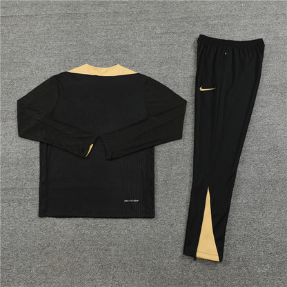 Buzo Completo PSG Negro Dorado
