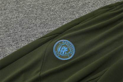Buzo Completo Manchester City Diseño Verde Oscuro