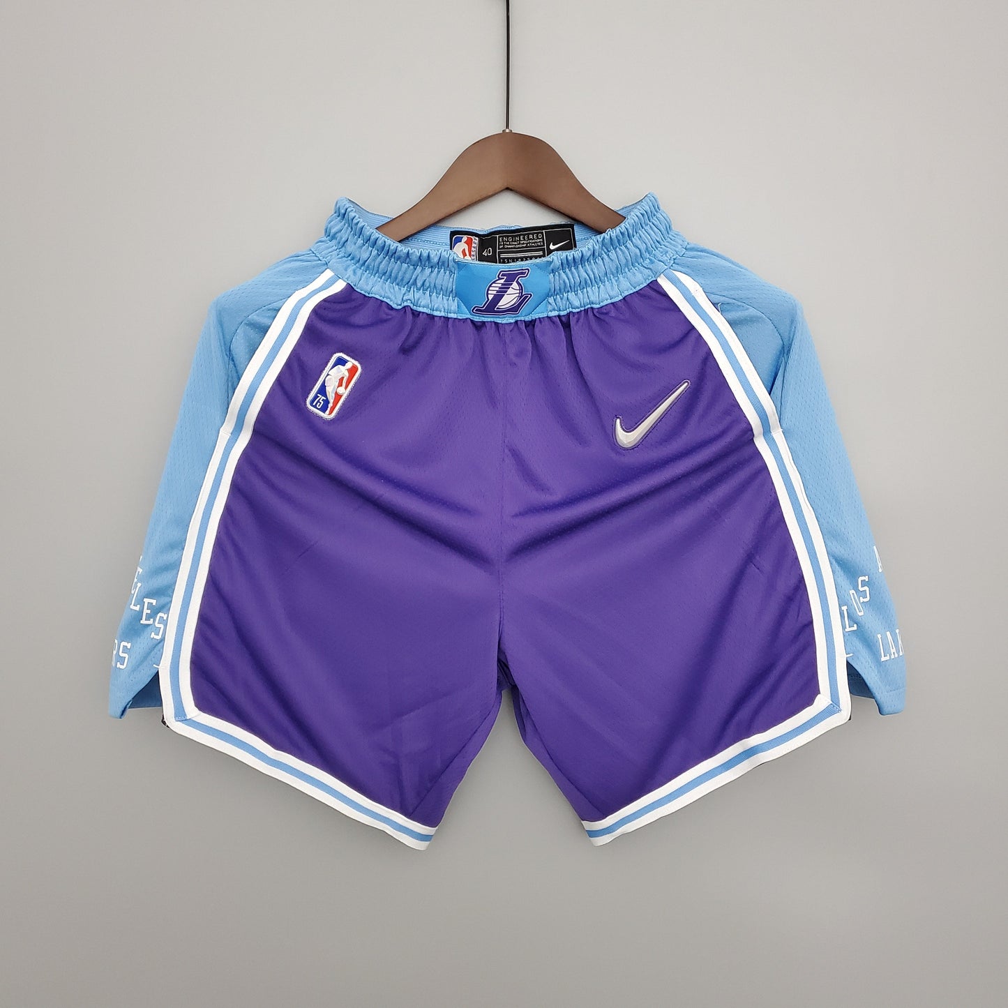 Los Ángeles Lakers City Edition Shorts Morados