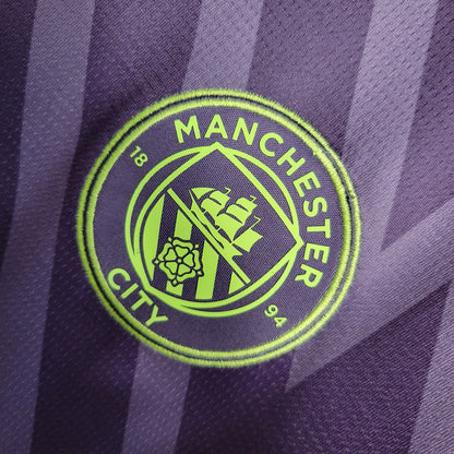 Manchester City Portero Morada 2023/24 Versión Fan