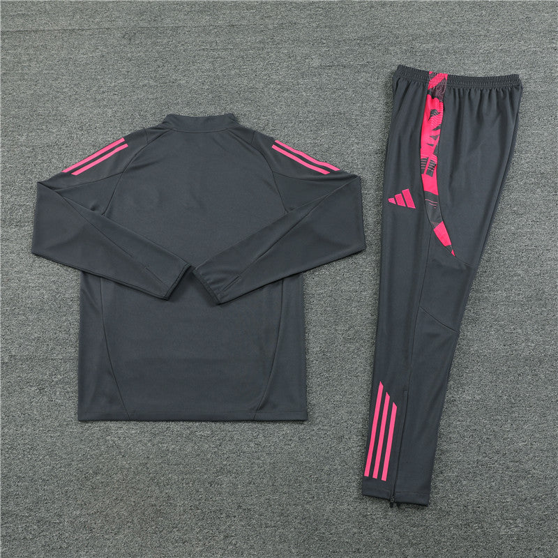 Buzo Completo Alemania Gris Rosado