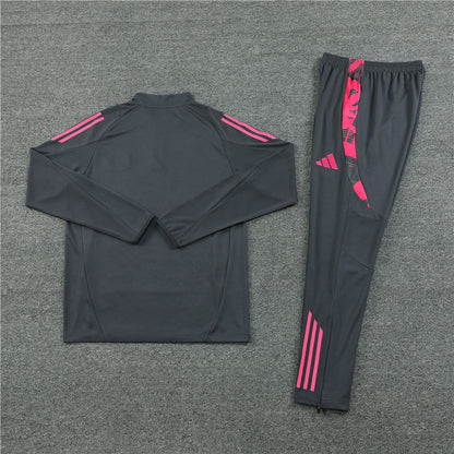 Buzo Completo Alemania Gris Rosado