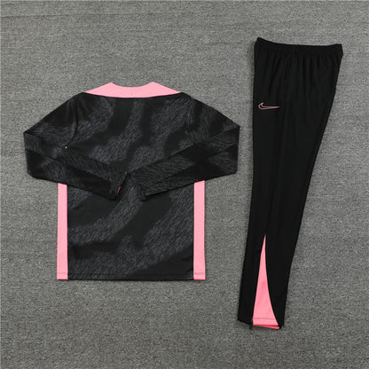 Buzo Completo PSG Negro Rosado