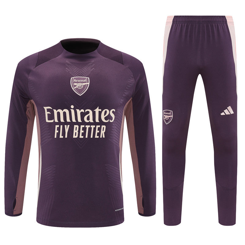 Buzo Completo Arsenal Morado Rosado