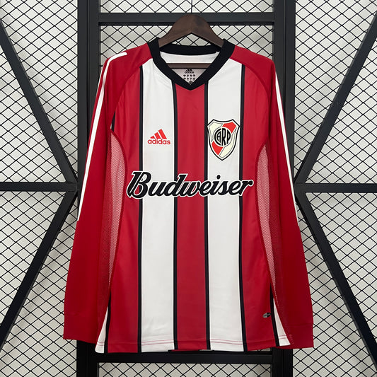 River Plate Visita Retro Manga Larga 2003/04 Versión Fan