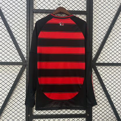 Flamengo Local Manga Larga 2025/26 Versión Fan