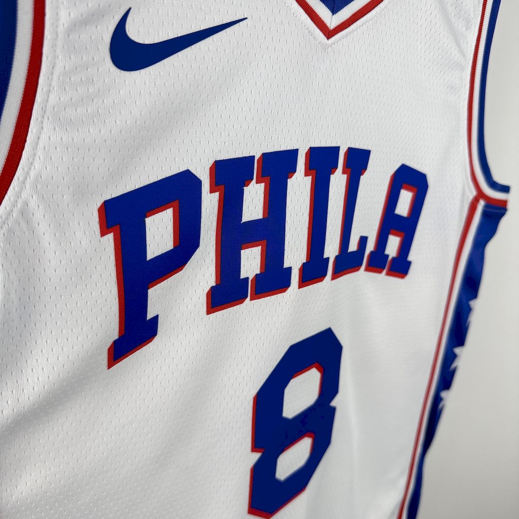 Philadelphia 76ers 2023 Camiseta Blanca NBA