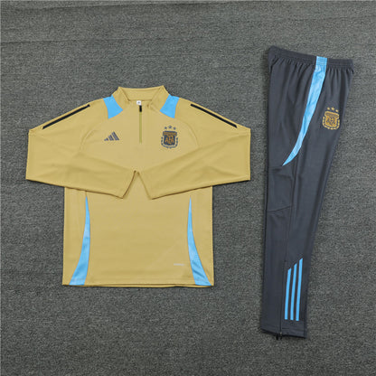 Buzo Completo Argentina Dorado