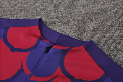 Buzo Completo FC Barcelona Azul Rojo