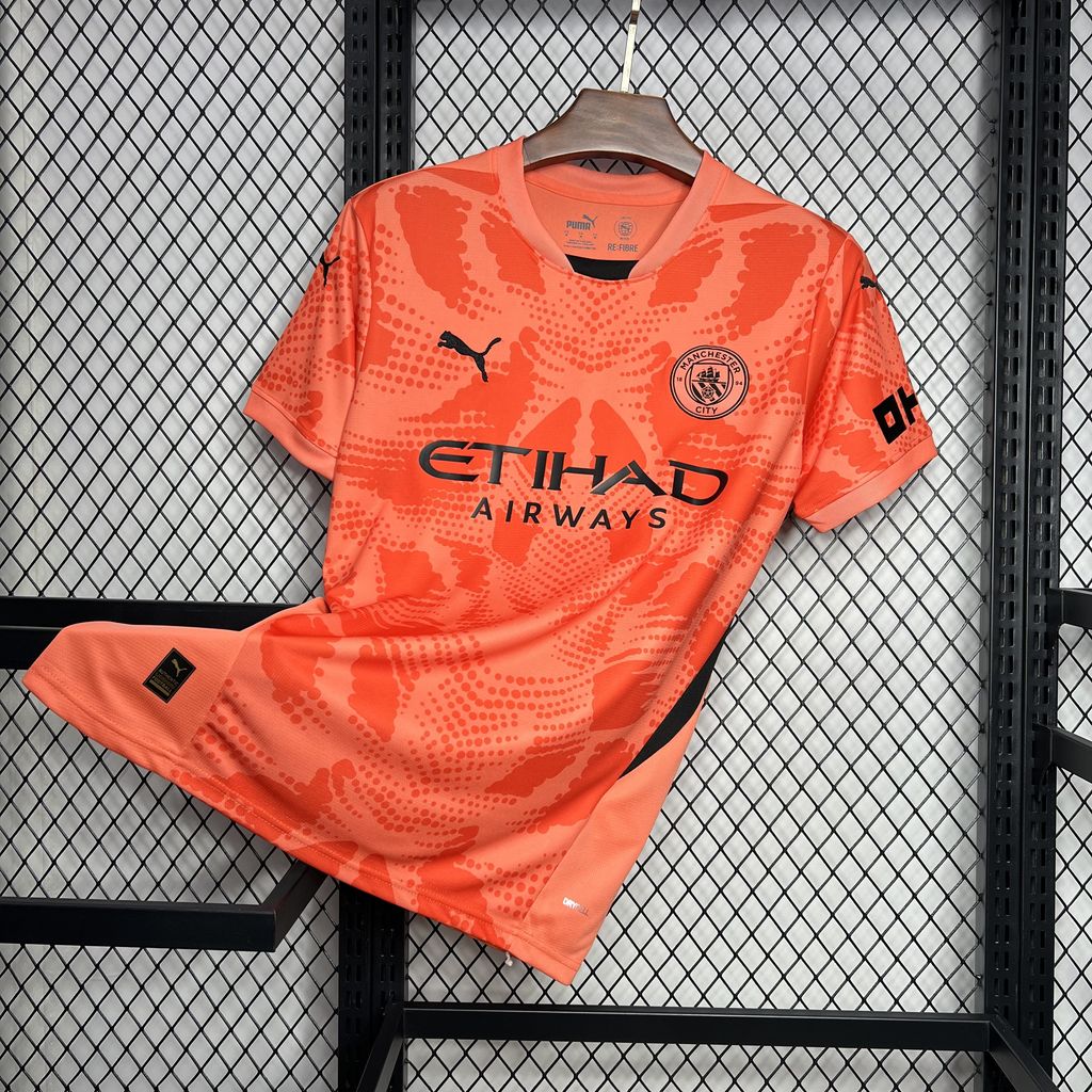 Manchester City Portero Naranja 2024/25 Versión Fan