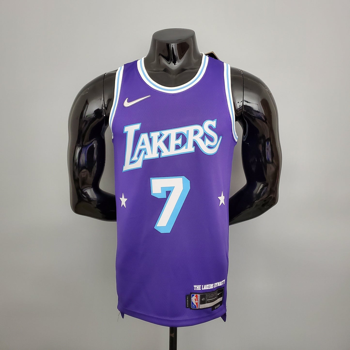 LA Lakers Aniversario 75 Morada 2022 Versión Fan