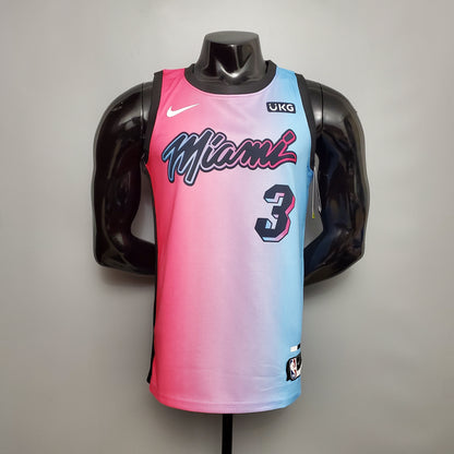 Miami Heat "City Edition" Degradado Celeste Rosa