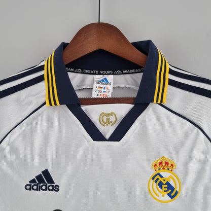 Real Madrid Local Retro 2000 Versión Fan