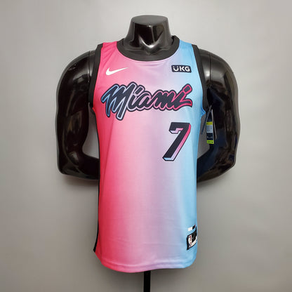 Miami Heat "City Edition" Degradado Celeste Rosa