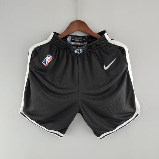 NBA 75 Aniversario Brooklyn Nets Shorts Negros