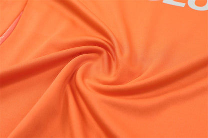 Buzo Completo Manchester United Naranja Azul