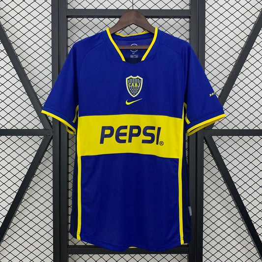 Boca Juniors Local Retro 2002/03 Versión Fan