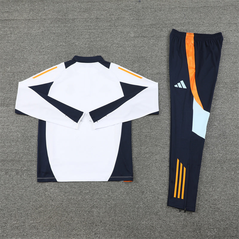 Buzo Completo Real Madrid Blanco Azul