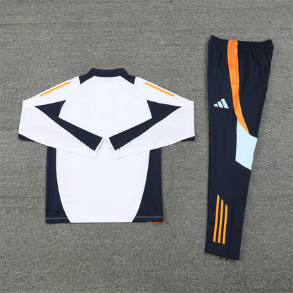 Buzo Completo Real Madrid Blanco Azul