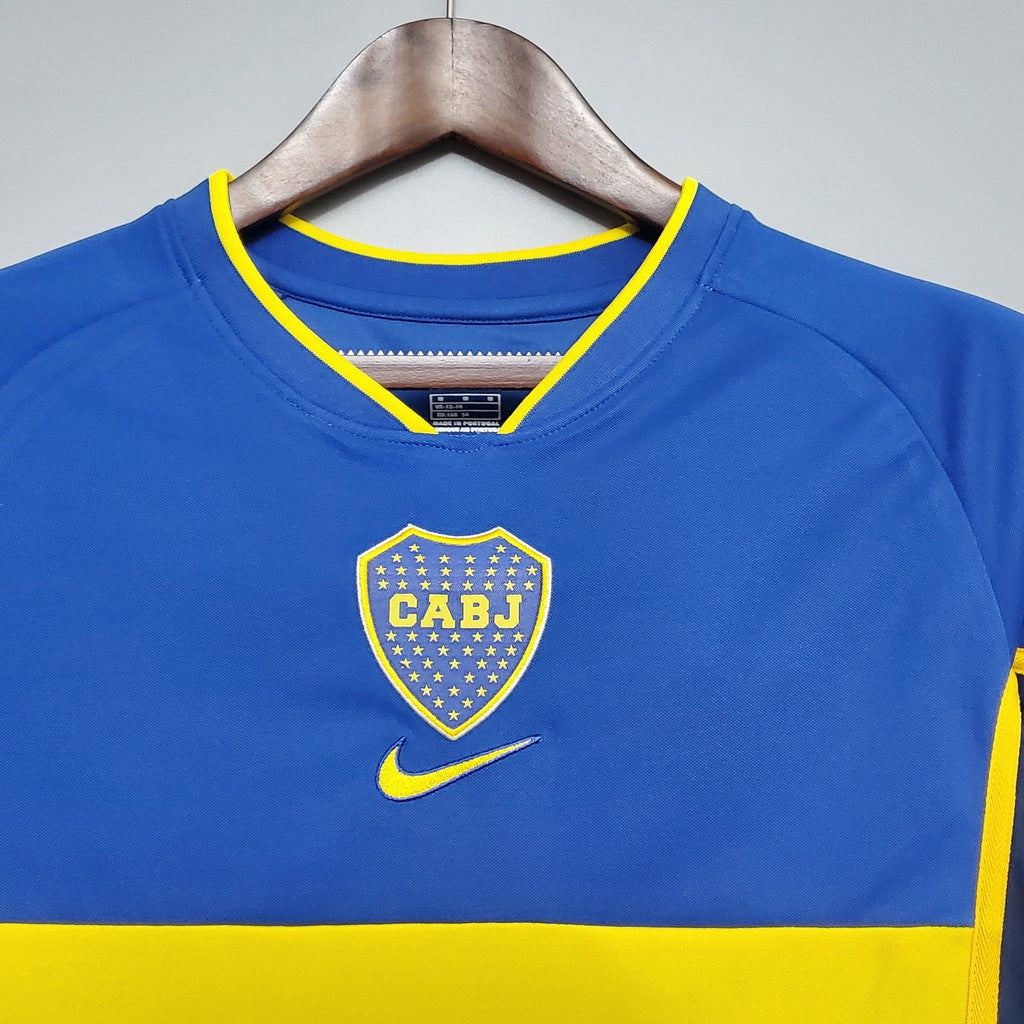 Boca Juniors Local Retro 2002 Versión Fan