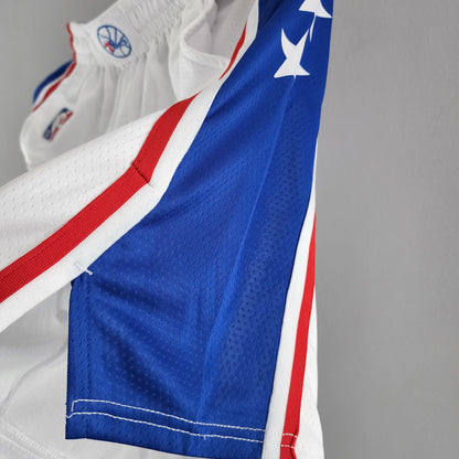 Philadelphia 76ers NBA Shorts Blancos