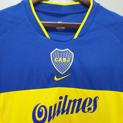 Boca Juniors Local Retro 2001 Versión Fan