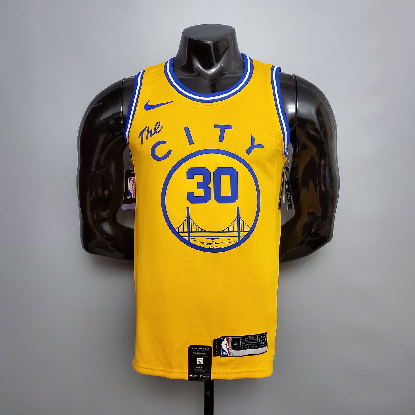 Golden State Warriors The City" Amarilla