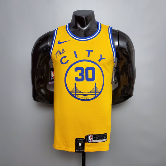 Golden State Warriors The City" Amarilla