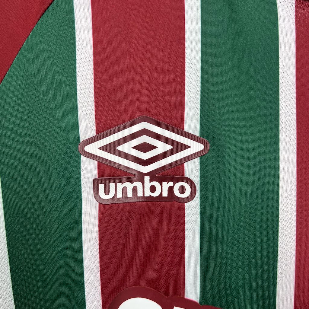 Fluminense Local Manga Larga 2025/26 Versión Fan