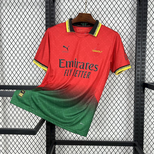 AC Milan Edición Especial Roja 2025/26 Versión Fan
