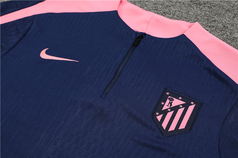 Buzo Completo Atlético de Madrid Azul Rosado