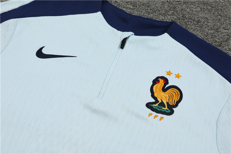 Buzo Completo Francia Blanco Azul