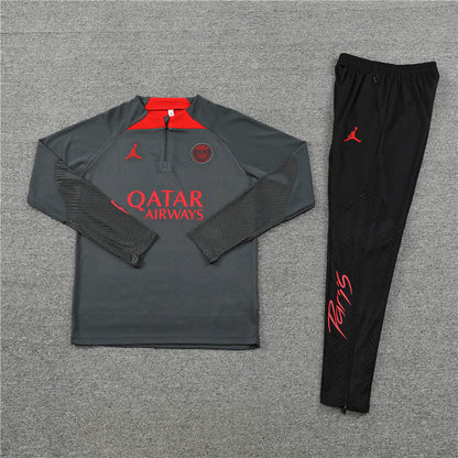 Buzo Completo PSG x Jordan Negro Rojo 2022/23