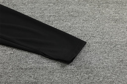 Buzo Completo AC Milán Negro Dorado