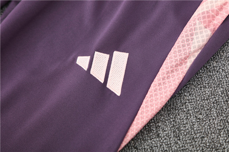 Buzo Completo con Cierre Arsenal Morado Rosado