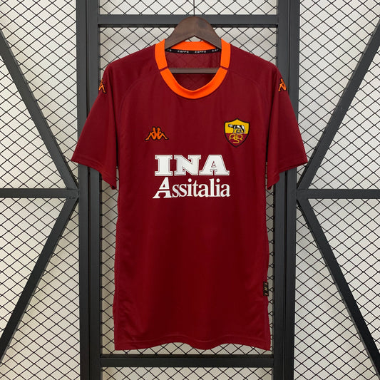 AS Roma Local Retro 00/01 Versión Fan