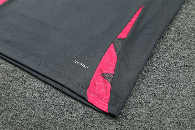 Buzo Completo Alemania Gris Rosado