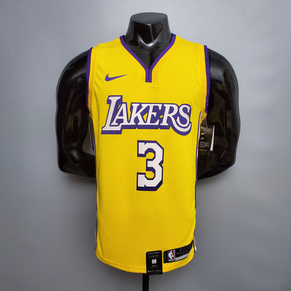 LA Lakers Amarilla Cuello en V Versión Fan