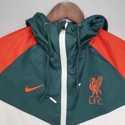 Liverpool Cortavientos Blanca y Verde